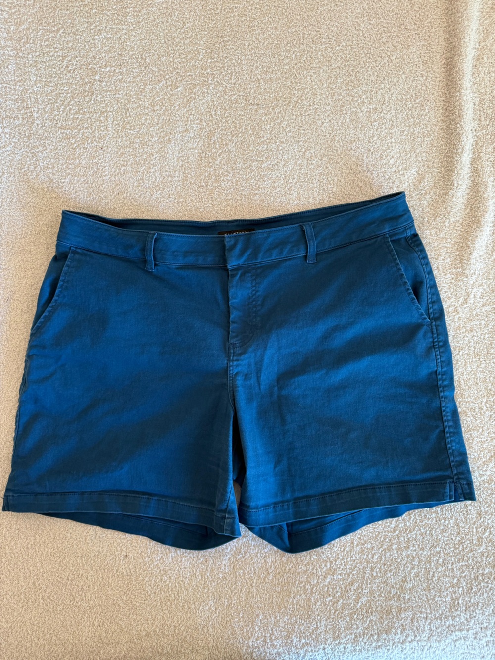 41 Hawthorn Navy Blue Chino Bermuda Shorts